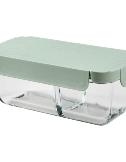 ظرف غذا شفاف/سبز روشن حجم ۷۰۰ میلی‌لیتر ایکیا مدل HAVSTOBIS