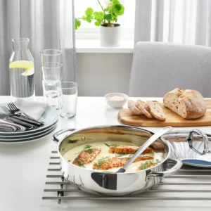 ماهیتابه استیل ضد زنگ سایز 28 ایکیا مدل IKEA 365+