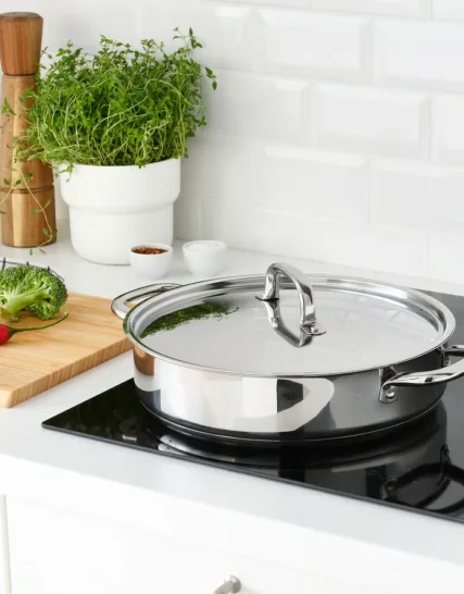 ماهیتابه استیل ضد زنگ سایز 28 ایکیا مدل IKEA 365+