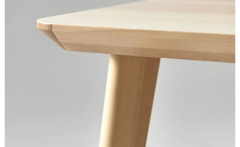 میز روکش خاکستر سایز ۲۰۰x۷۸ ایکیا مدل LISABO