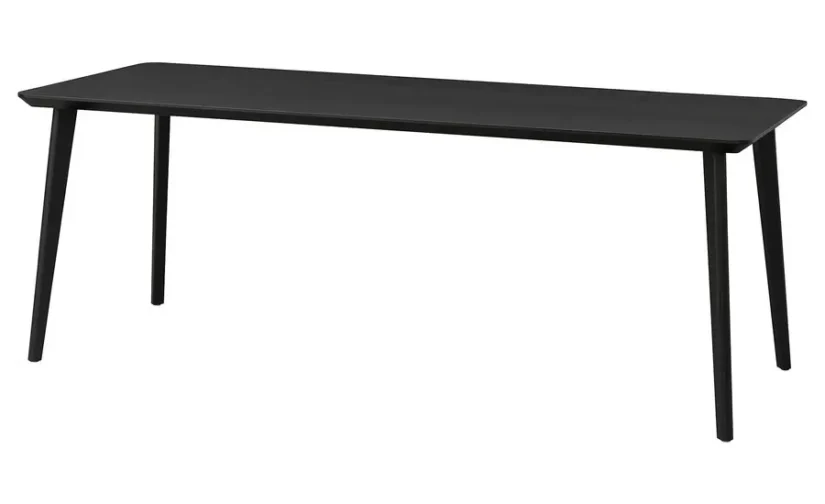 میز روکش مشکی/خاکستری سایز ۲۰۰x۷۸ ایکیا مدل LISABO