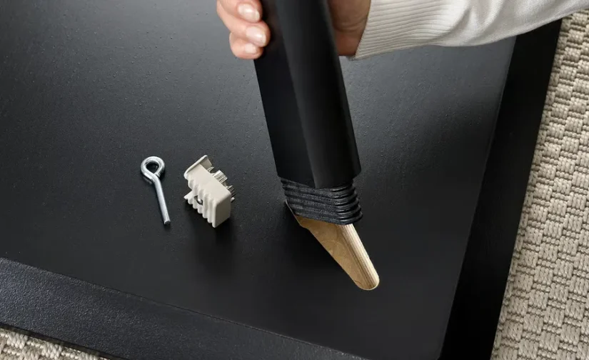 میز روکش مشکی/خاکستری سایز ۲۰۰x۷۸ ایکیا مدل LISABO