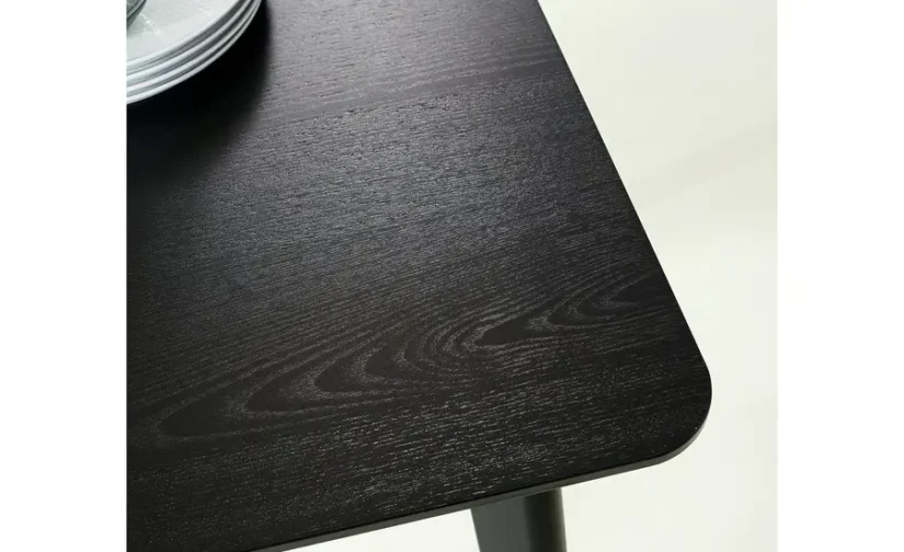 میز روکش مشکی/خاکستری سایز ۲۰۰x۷۸ ایکیا مدل LISABO