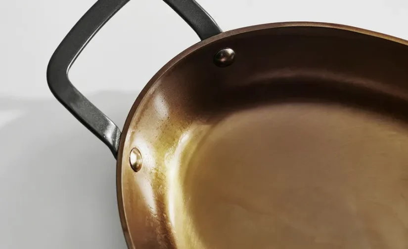 ماهیتابه بیضی شکل از جنس استیل کربنی ابعاد 32x22 ایکیا مدل VARDAGEN