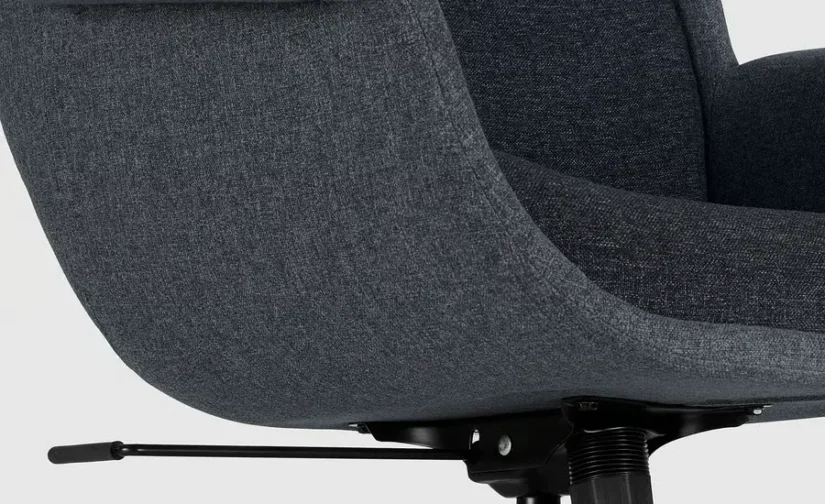 صندلی راحتی گردان رنگ خاکستری متوسط/خاکستری تیره گانارد ایکیا مدل ÄLEBY