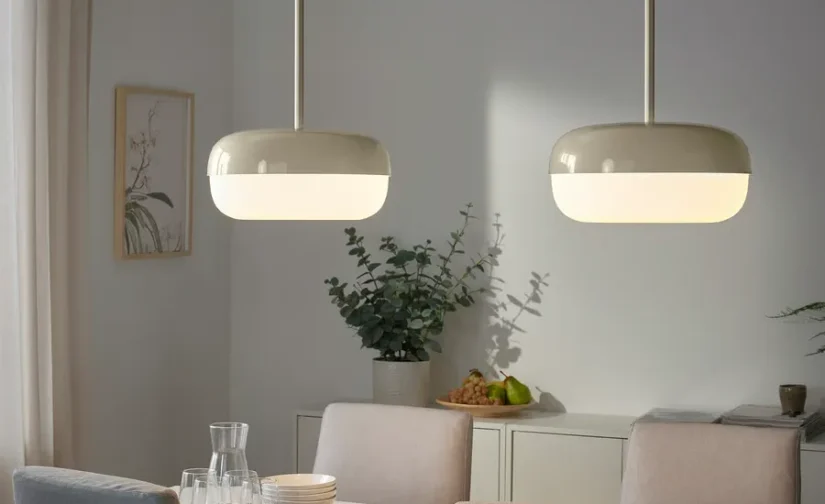 لوستر بژ سایز ۳۷ ایکیا مدل BLÅSVERK