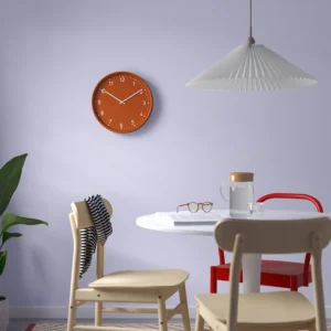 ساعت دیواری نارنجی سایز ۳۸ سانتی‌متر ایکیا مدل BONDIS