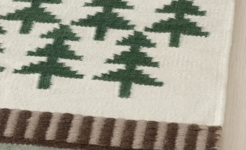 فرش چند رنگ سایز ۲۰۰x۳۰۰ ایکیا مدل DVÄRGGRÄS