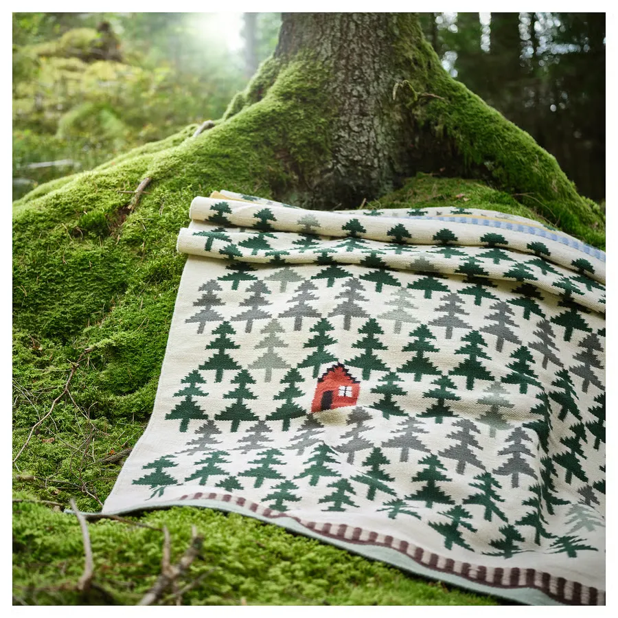 فرش چند رنگ سایز ۲۰۰x۳۰۰ ایکیا مدل DVÄRGGRÄS