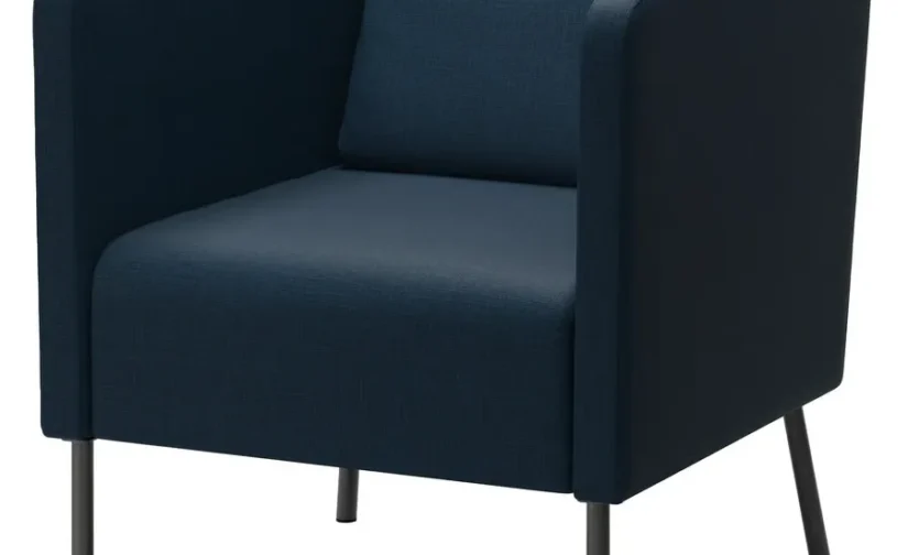 صندلی راحتی Skiftebo آبی تیره ایکیا مدل EKERÖ