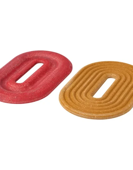 پایه قابلمه ست ۲ عددی بیضی/قرمز قهوه‌ای روشن سایز ۲۶x۱۶ ایکیا مدل ELDSTJÄRT