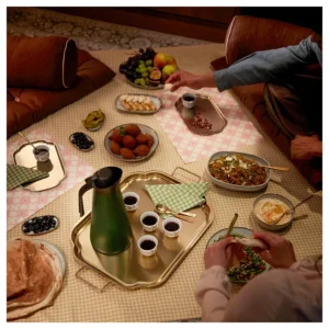 ست 6 عددی بشقاب کناری مینی/طلایی رنگ ایکیا مدل GOKVÄLLÅ