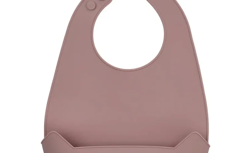 پیشبند نوزاد صورتی کمرنگ ایکیا مدل GULDVÄVARE