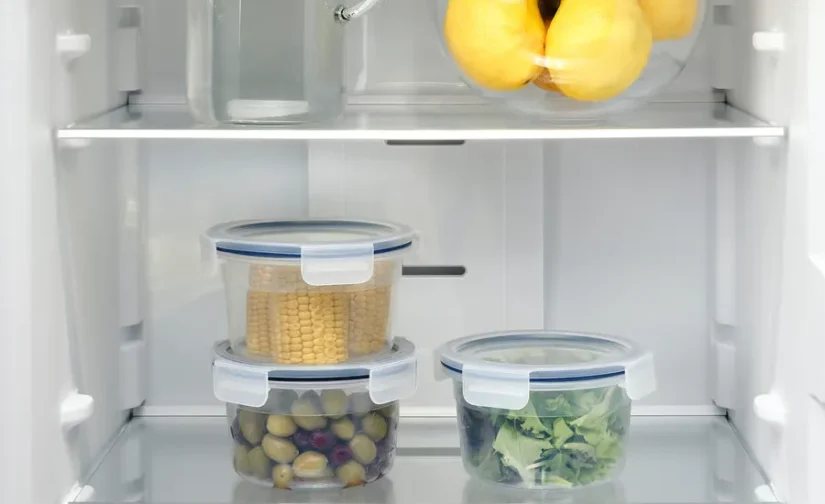 ظرف غذا با درب گرد/پلاستیکی سایز 750 میلیلیتر ایکیا مدل IKEA 365+