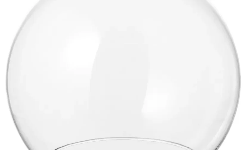 لوستر شیشه شفاف/روکش نیکل ایکیا مدل JAKOBSBYN / JÄLLBY