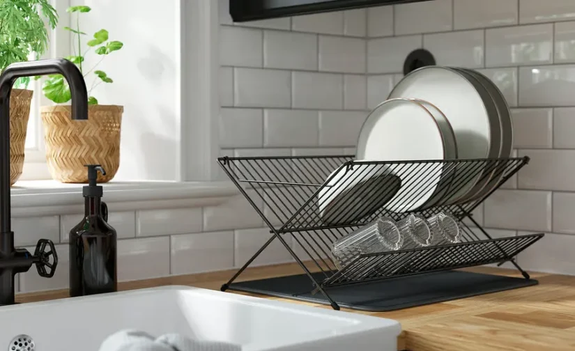 آبچکان ظرفشویی مشکی ایکیا مدل KVOT