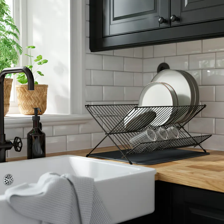 آبچکان ظرفشویی مشکی ایکیا مدل KVOT