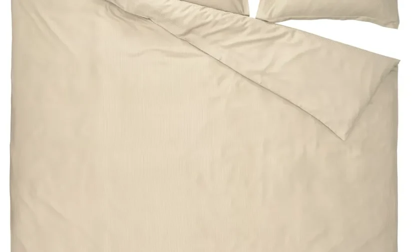 روتختی و ۲ روبالشی بژ سایز ۲۴۰x۲۲۰/۵۰x۸۰ ایکیا مدل LÄKEVÄNDEROT