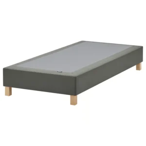 تشک چاک دار پایه دار / خاکستری تیره سایز 90x200 ایکیا مدل LYNGÖR