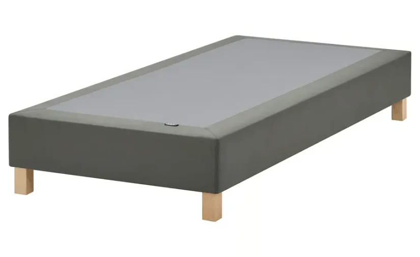 تشک چاک دار پایه دار / خاکستری تیره سایز 90x200 ایکیا مدل LYNGÖR