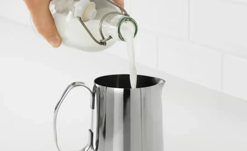 پارچ کف ساز شیر استیل ضد زنگ 0.5 لیتر ایکیا مدل MÅTTLIG