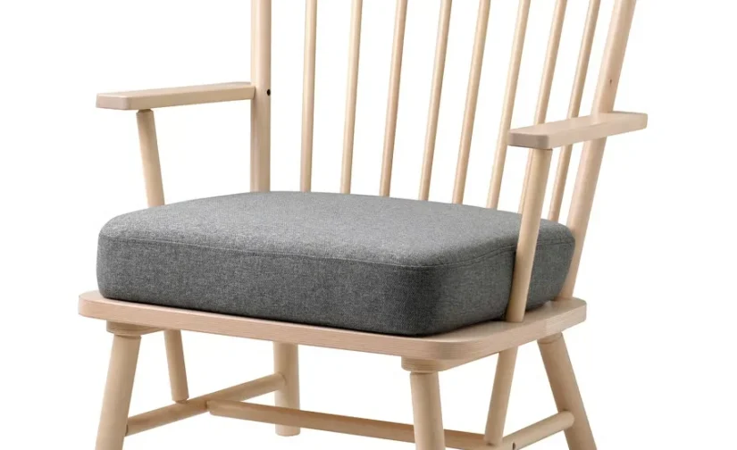 صندلی راحتی توس/تیبلبی بژ/خاکستری ایکیا مدل PERSBOL