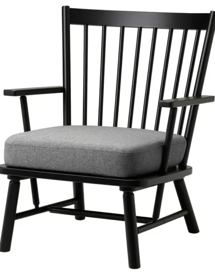 صندلی راحتی مشکی/تیبلبی بژ/خاکستری ایکیا مدل PERSBOL