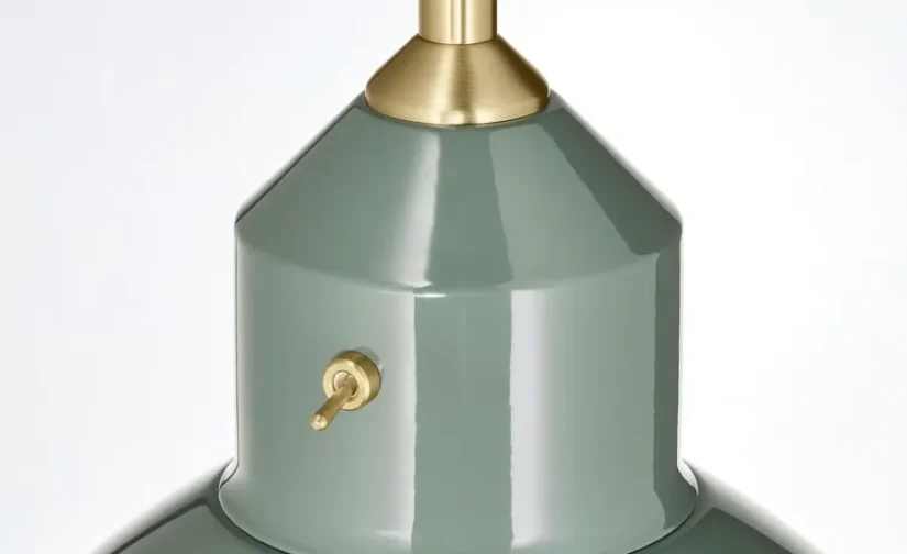 لوستر خاکستری-سبز ایکیا مدل RÖDFLIK