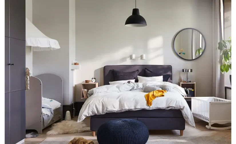 لوستر مشکی سایز ۳۸ سانتی‌متر ایکیا مدل SKURUP