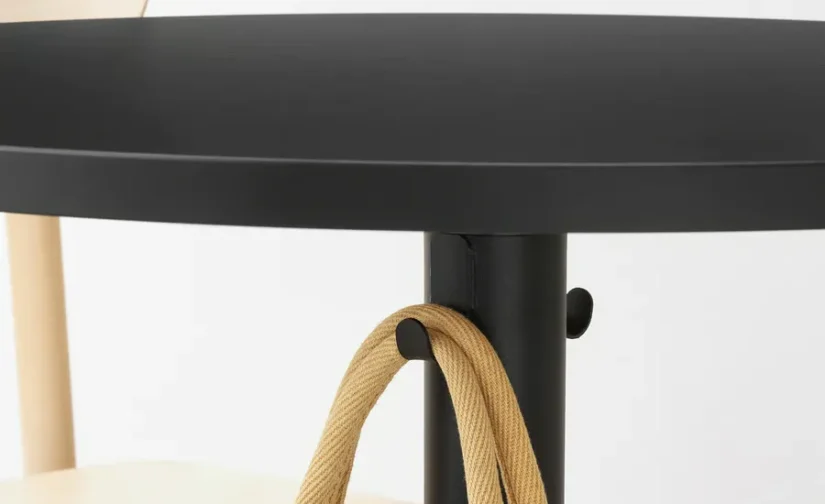 میز آنتراسیت مشکی سایز ۷۰ ایکیا مدل STENSELE