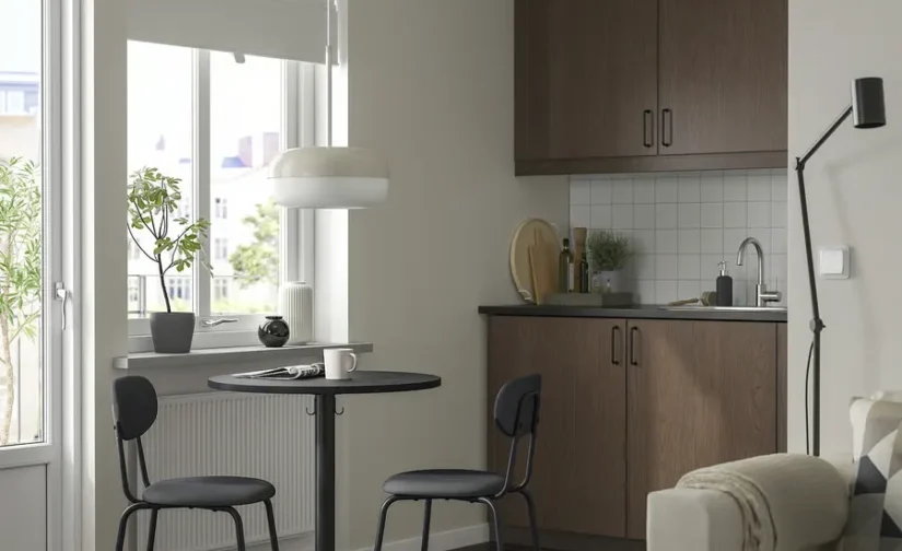 میز آنتراسیت مشکی سایز ۷۰ ایکیا مدل STENSELE