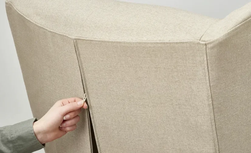 روکش مبل راحتی بژ ناگن ایکیا مدل STRANDMON