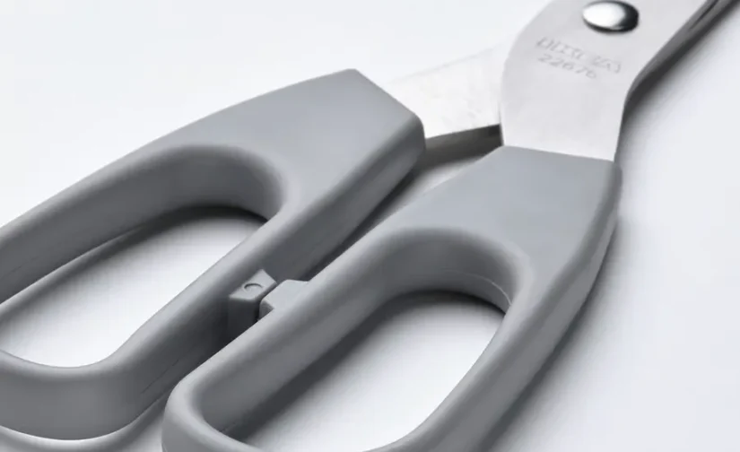 مجموعه ۲ عددی قیچی استیل ضد زنگ خاکستری/خاکستری-فیروزهای ایکیا مدل SVÄRDFISK