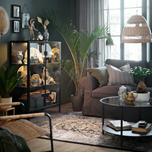 فرش کم پرز چند رنگ سایز 160x240 ایکیا مدل TEBSTRUP