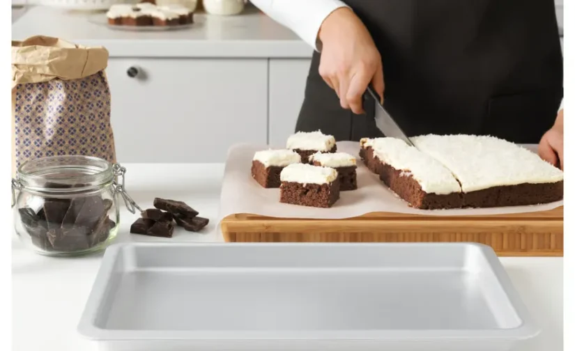 قالب پخت نقره‌ای رنگ سایز ۳۸x۲۶ ایکیا مدل VARDAGEN