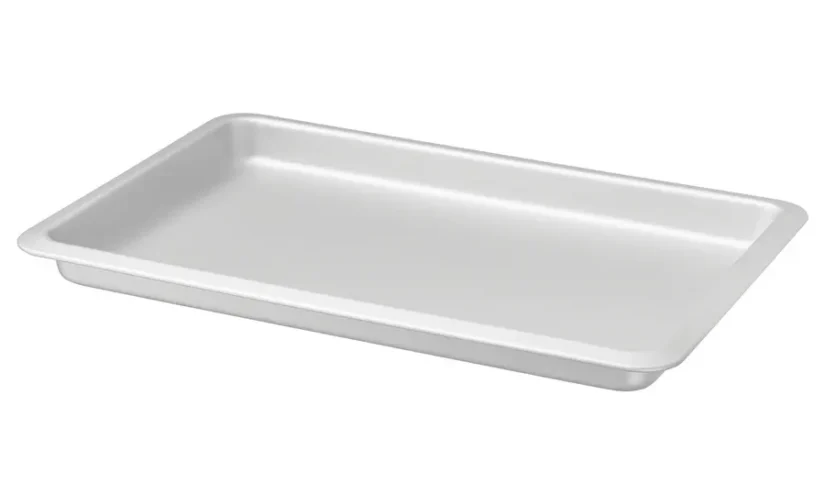 قالب پخت نقره‌ای رنگ سایز ۳۸x۲۶ ایکیا مدل VARDAGEN