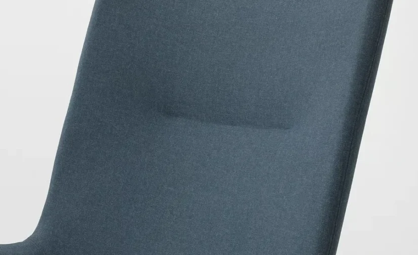 صندلی راحتی پشتی بلند آبی تیره ایکیا مدل VEDBO