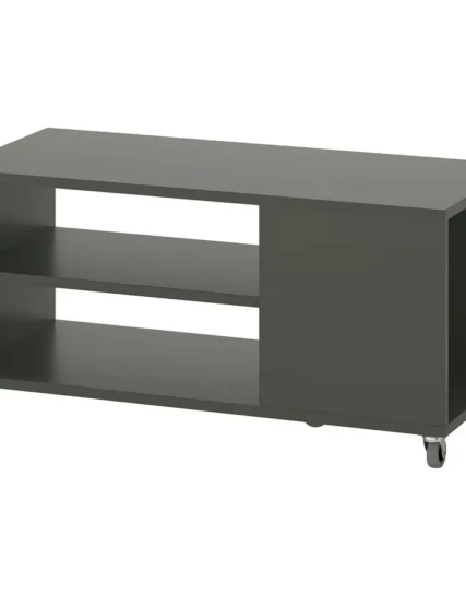 میز جلو مبلی خاکستری تیره سایز ۹۱x۳۷ ایکیا مدل VIHALS