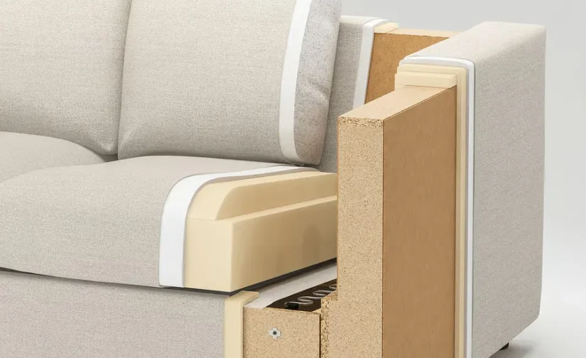 مبل راحتی خاکستری متوسط گانارد ایکیا مدل VIMLE