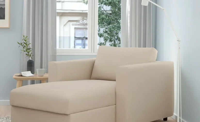 مبل راحتی بژ هالارپ گانارد ایکیا مدل VIMLE