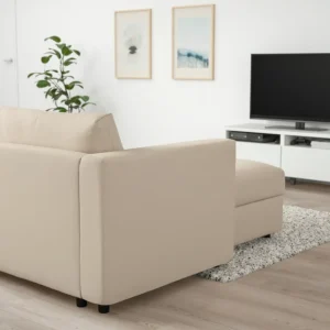 مبل راحتی بژ هالارپ ​​گانارد ایکیا مدل VIMLE
