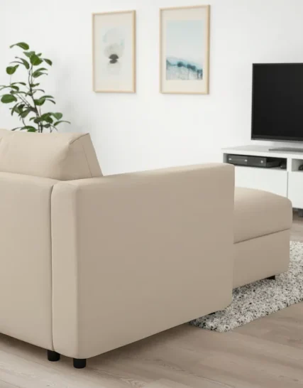 مبل راحتی بژ هالارپ ​​گانارد ایکیا مدل VIMLE