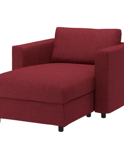 مبل راحتی قرمز/قهوه ای ​​گانارد ایکیا مدل VIMLE