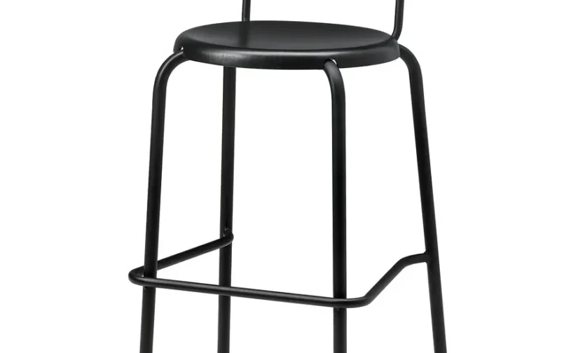 صندلی بار آنتراسیت سایز ۷۵ ایکیا مدل YNGVAR