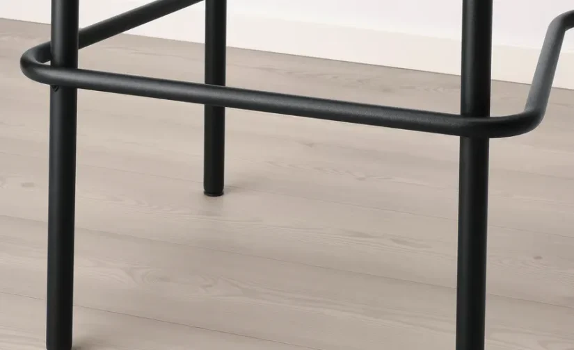 صندلی بار آنتراسیت سایز ۷۵ ایکیا مدل YNGVAR