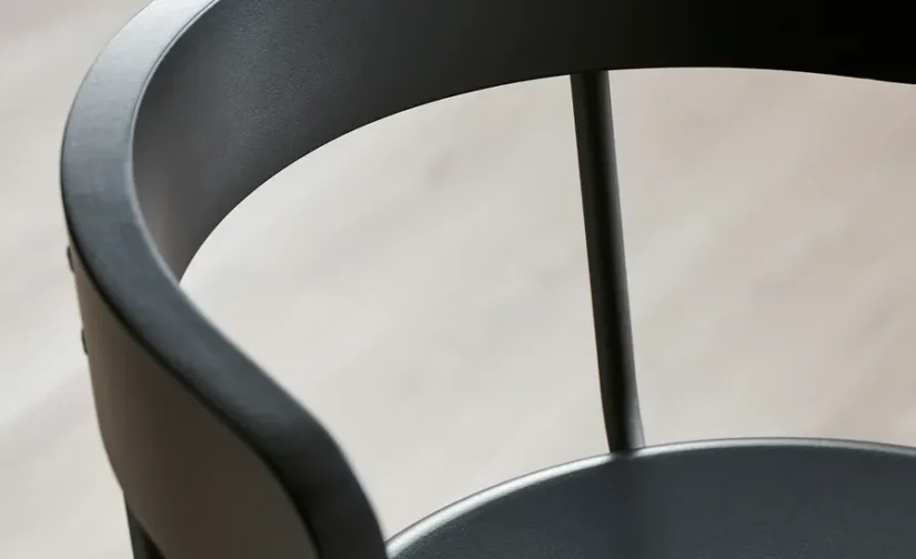 صندلی بار آنتراسیت سایز ۷۵ ایکیا مدل YNGVAR