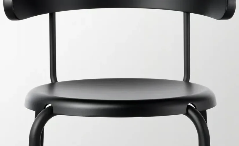 صندلی بار آنتراسیت سایز ۷۵ ایکیا مدل YNGVAR