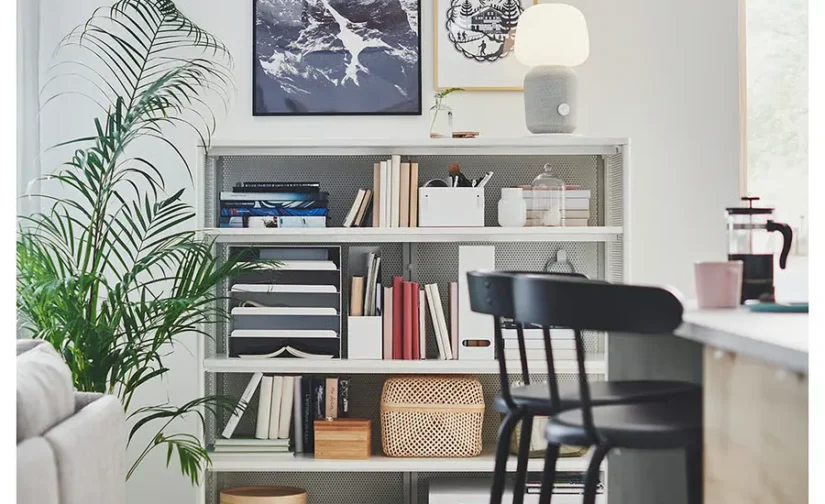 صندلی بار آنتراسیت سایز ۷۵ ایکیا مدل YNGVAR