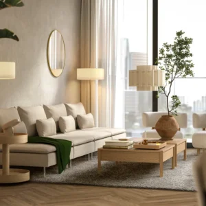 فرش پرز بلند خاکستری ۲۰۰x۳۰۰ سانتی‌متر ایکیا مدل ÄRENDE