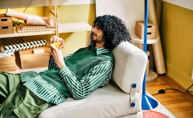 آباژور ایستاده آبی ۱۸۲ سانتی‌متر ایکیا مدل IKEA PS 2026